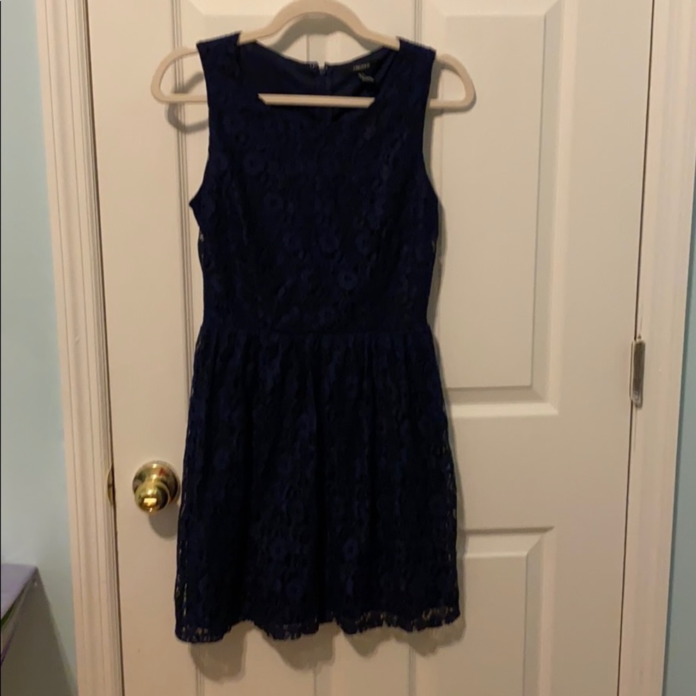 Navy Lace Dress